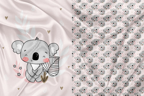 Koala Love Clothing and Blanket Panel