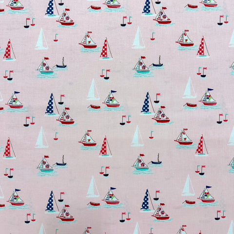 100% Coton à Motif - Voilier nautique