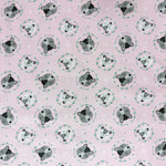 100% Coton à Motif - Sleepy Bear Rose