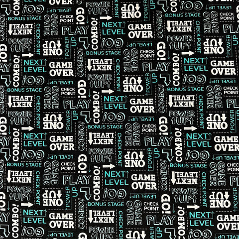 100% Coton à Motif - Game over