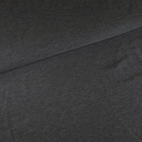 Cotton jersey - Dark gray heather 