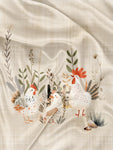 Panel for Towel and Blanket Hen Farm