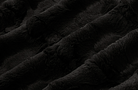 Fourrure Shannon Fabrics - Luxe Cuddle® Hide Caviar (noir)
