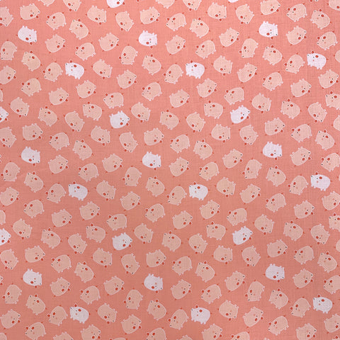 100% Cotton with Pattern - Little Pig
