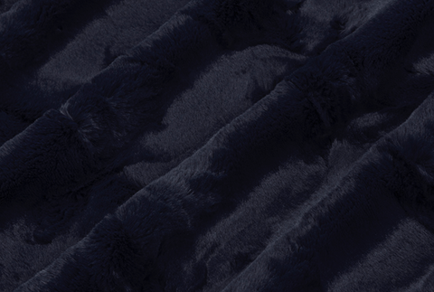 Fur Shannon Fabrics - Luxe Cuddle® Hide Ink (navy) 