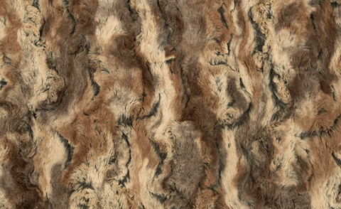 Fourrure Shannon Fabrics - Luxe Cuddle® Wild Rabbit Driftwood