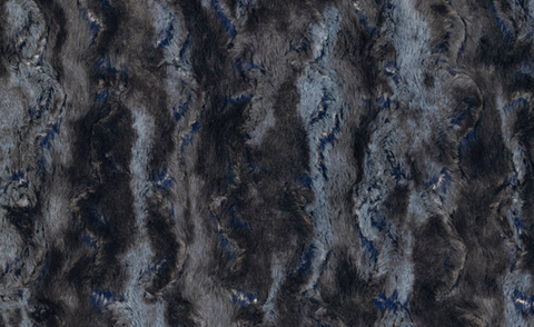 Fourrure Shannon Fabrics - Luxe Cuddle® Wild Rabbit Outer Space