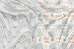 Gray Elephant panel and patchwork 